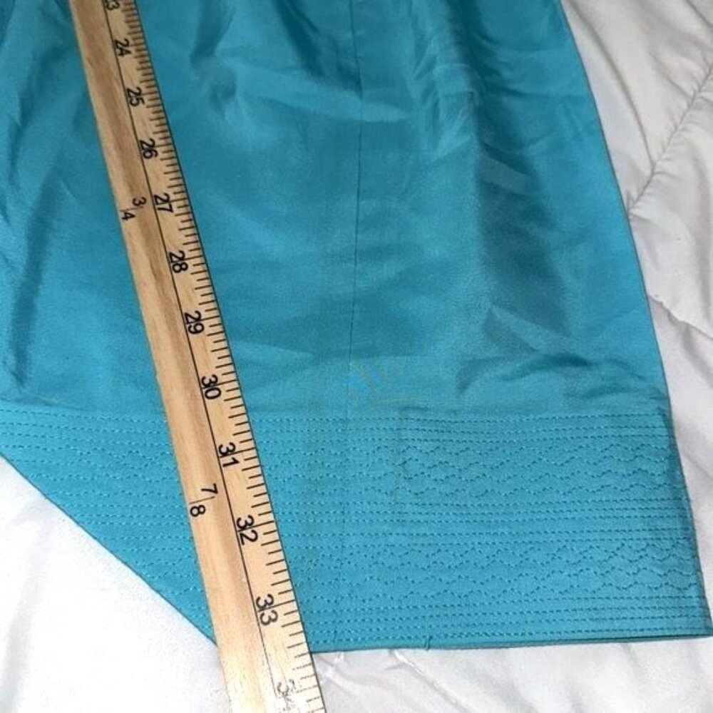 Vintage Teal Harem Pants Womens  Bohemian Style - Picture 9 of 10